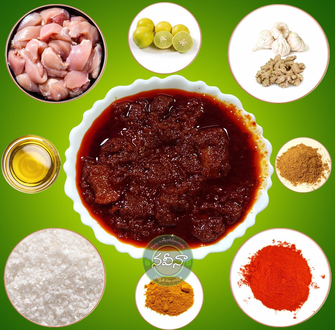 Andhra Chicken Pickle Bone Less - Image 3
